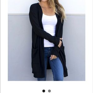 Tickled Teal Long Cardigan